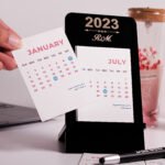 Calendar with logo