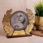 Black Acrylic Laser Engraved Portrait