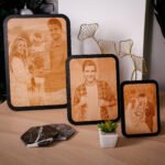 Portrait Laser Engraved Wood
