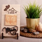 Rectangle Wooden Shape Photo Engraving