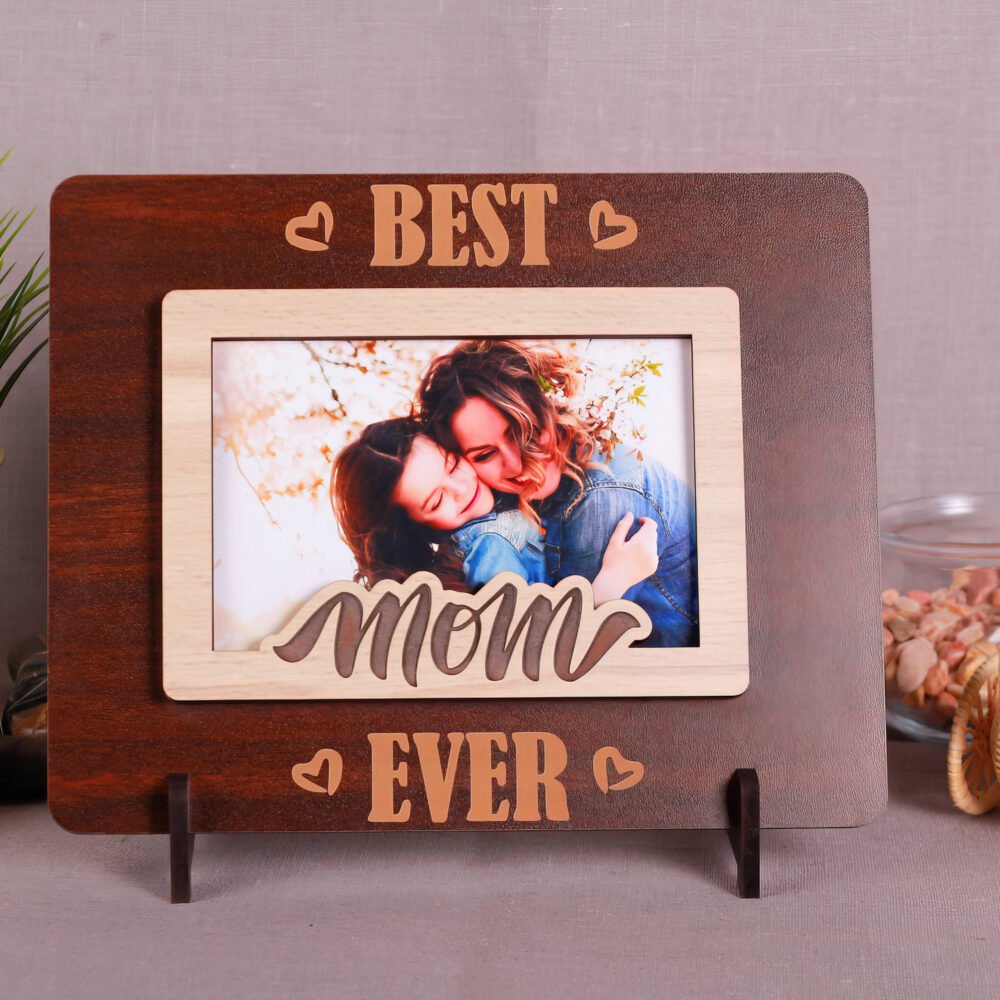 Vertical Wooden Photo Frame