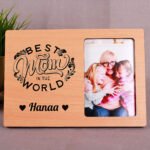 Vertical Wooden Photo Frame