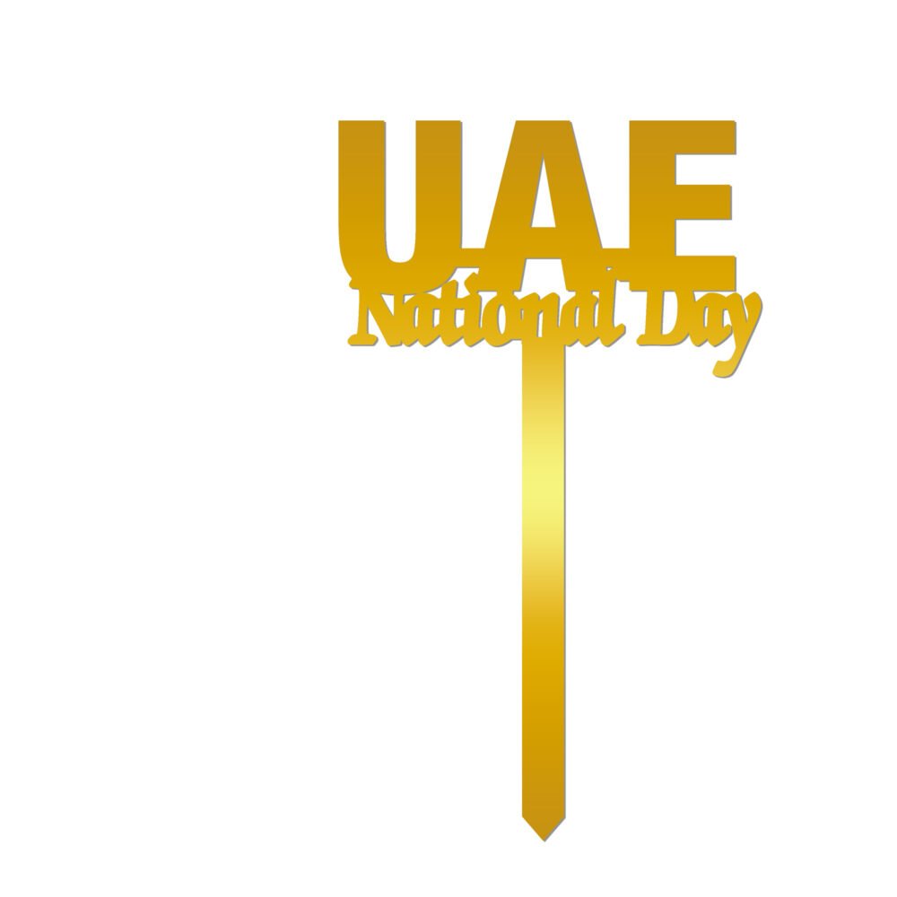 Festive UAE Cake Topper Stick