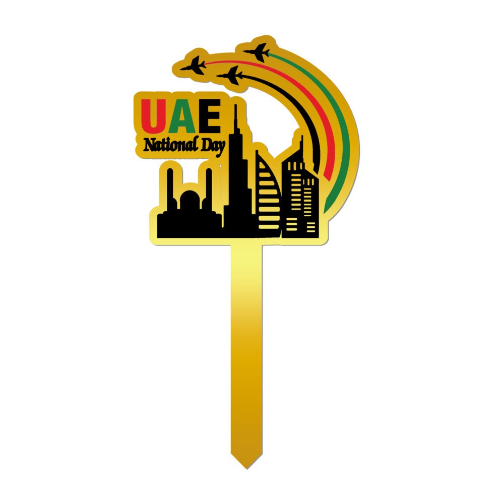 UAE National Day Cake Topper Stick
