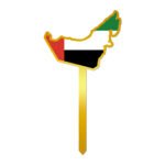 Vibrant National Day Cake Toppers