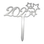 Happy New Year 2025 cake topper