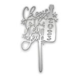 Happy New Year 2025 cake topper