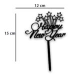 Happy New Year cake topper