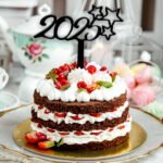 Happy New Year 2025 cake topper
