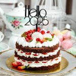 Hello 2025 cake topper