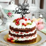 Happy New Year cake topper