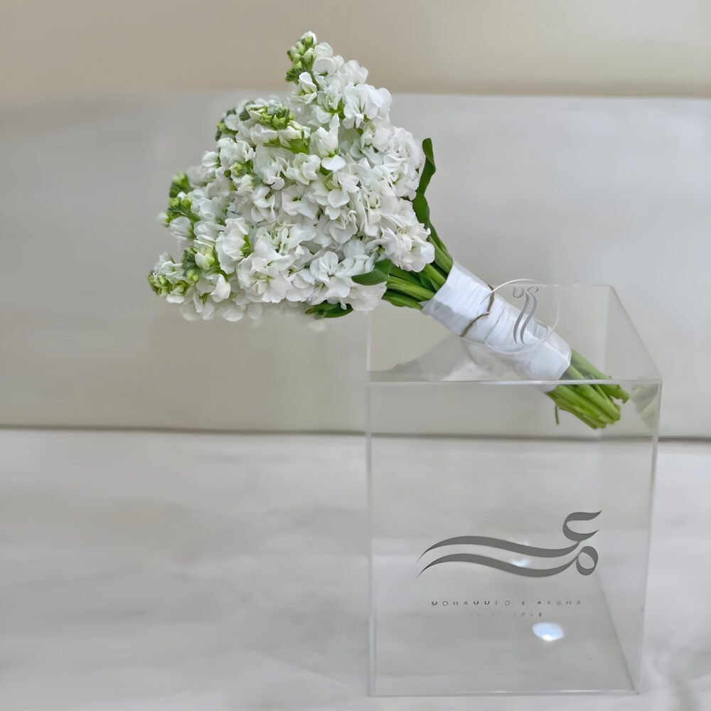 Bridal Bouquet + Acrylic Box