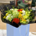 Foam Bouquet with Mix Flowers