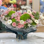 Foam Bouquet with Mix Flowers