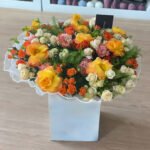 Mix Flowers Bouquet with Foam