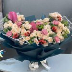 Mix Flowers Bouquet with Foam