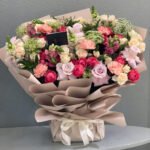 Mix Flowers with Foam Bouquet