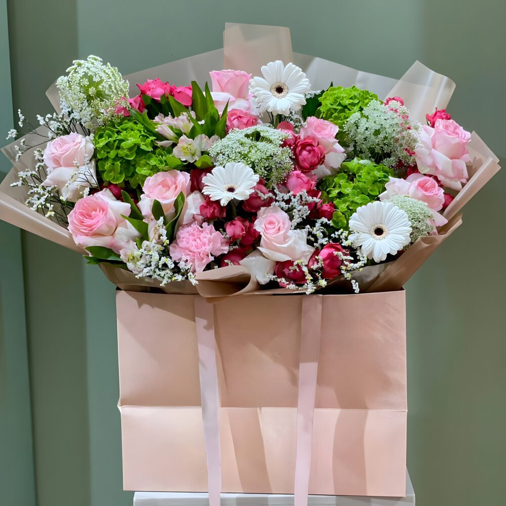 Mix Flowers with Foam Bouquet