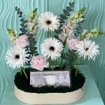 Tray and Flowers + Money Box