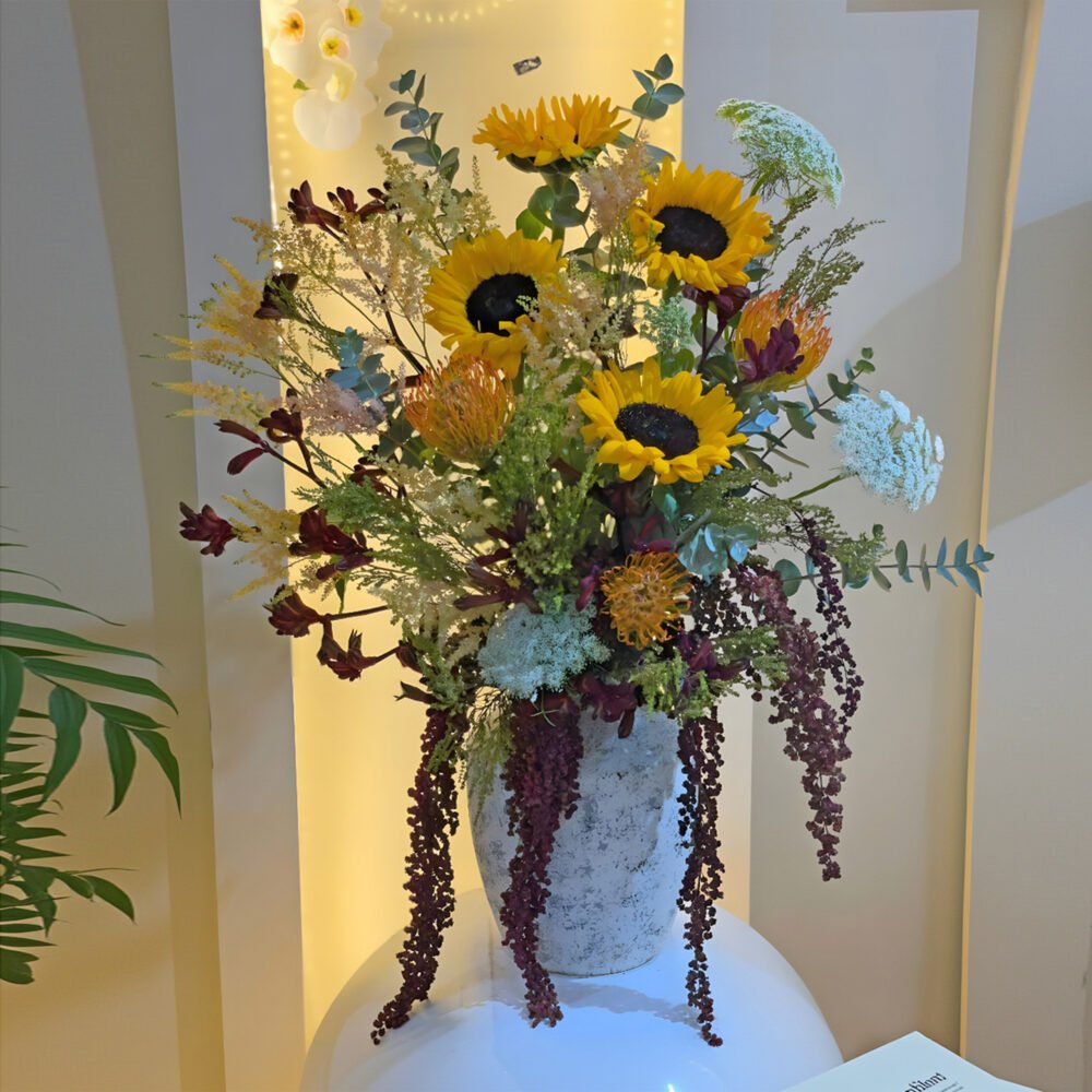 Vase with Mix Flowers