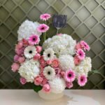Vase with Flowers Mix