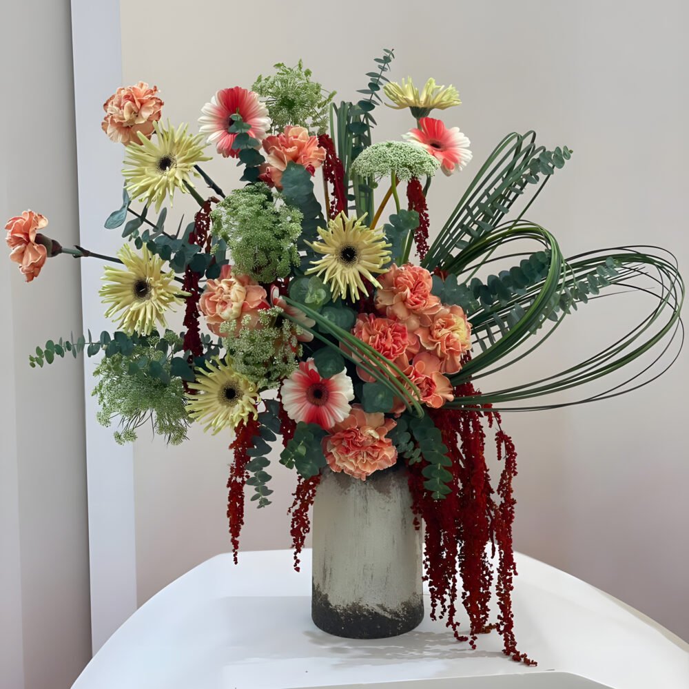 Vase with Mix Flowers
