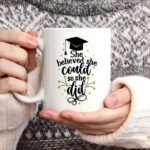 She believed she could so she did