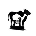 Acrylic Cow, Camel & Goat Table Stand