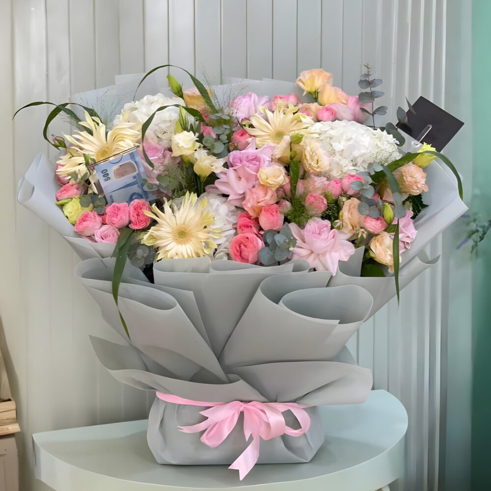 Foam Bouquet Mix Flowers