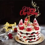 Merry Christmas Cake Topper