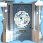 Welcome Baby Boy Round