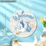 Welcome Baby Boy Round