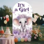 Welcome Baby Girl Stand