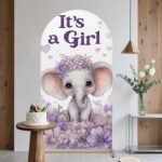 Welcome Baby Girl Stand
