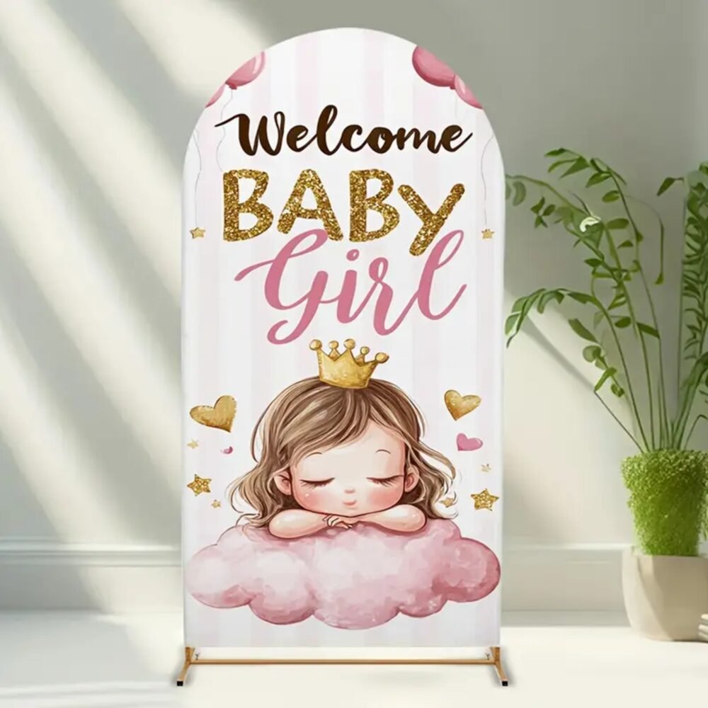 Welcome Baby Girl Stand