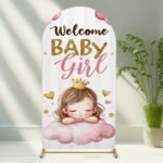 Welcome Baby Girl Stand