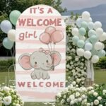 Welcome Baby Girl Stand