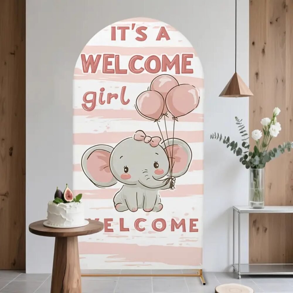 Welcome Baby Girl Stand