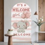 Welcome Baby Girl Stand