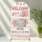 Welcome Baby Girl Stand