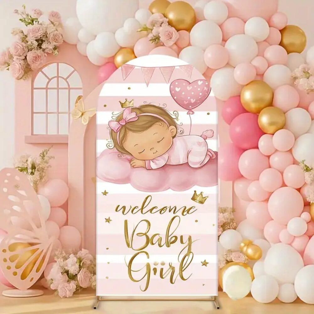 Welcome Baby Girl Stand