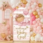 Welcome Baby Girl Stand