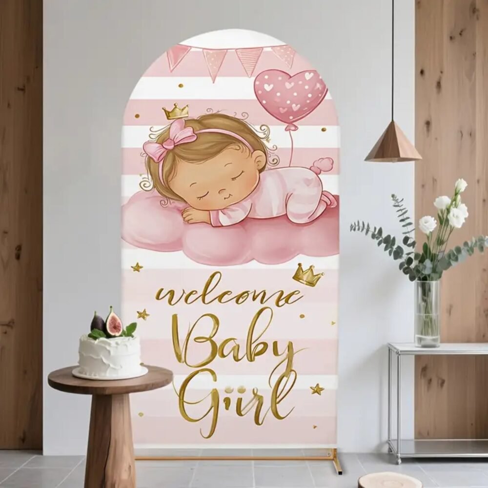 Welcome Baby Girl Stand