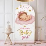 Welcome Baby Girl Stand