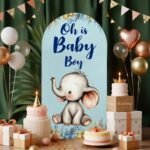Welcome Baby Boy Stand
