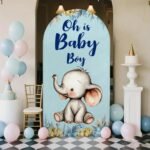 Welcome Baby Boy Stand