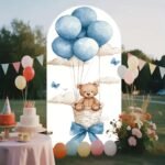 Welcome Baby Boy Stand