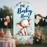 Welcome Baby Boy Stand