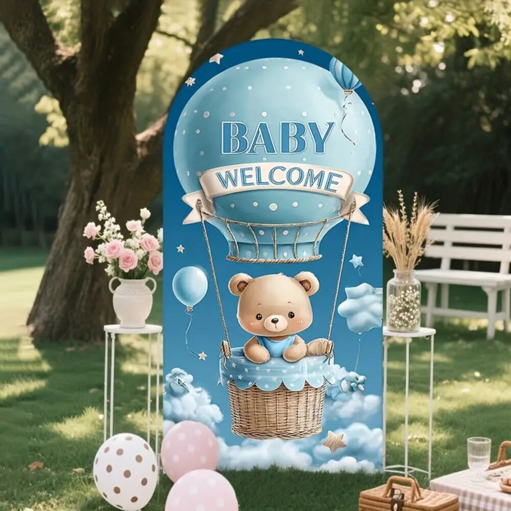 Welcome Baby Boy Stand