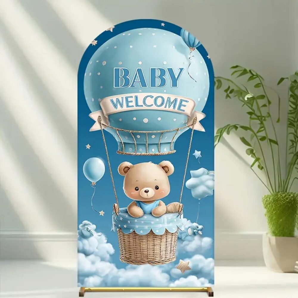 Welcome Baby Boy Stand
